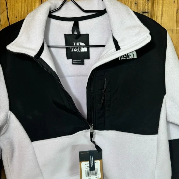 The North Face fleece Denali crop Polartec pull over half zip women’s L - Picture 8 of 12